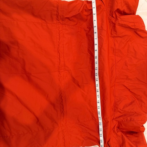 L.L. Bean Women's 2X Reg Rust Orange Hooded Nylon Parka Coat Fleece Lined - Picture 4 of 4